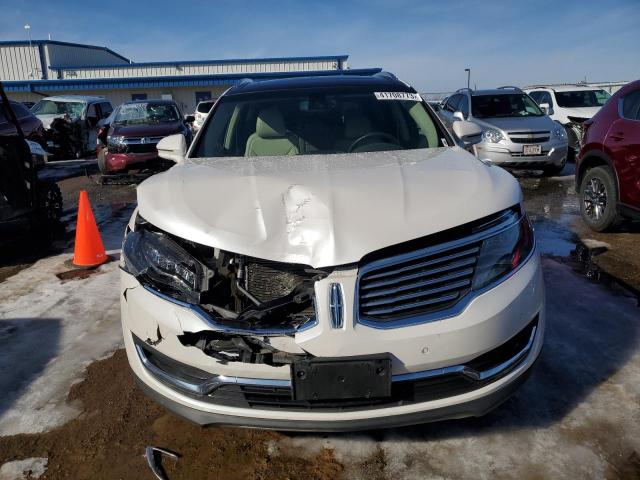2LMTJ8LP4GBL36728 - 2016 LINCOLN MKX RESERVE Beyaz fotoğraf 5