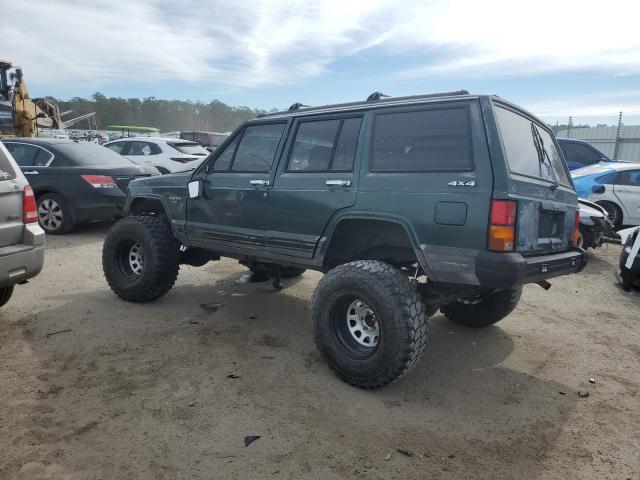 1J4FJ58SXNL250694 - 1992 JEEP CHEROKEE LAREDO GREEN photo 2