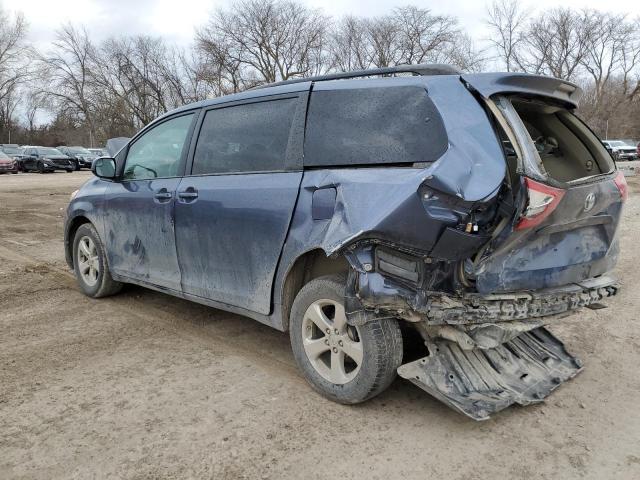 5TDKK3DC4FS548047 - 2015 TOYOTA SIENNA LE BLUE photo 2