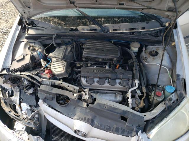 2HGES16355H544750 - 2005 HONDA CIVIC DX VP SILVER photo 11