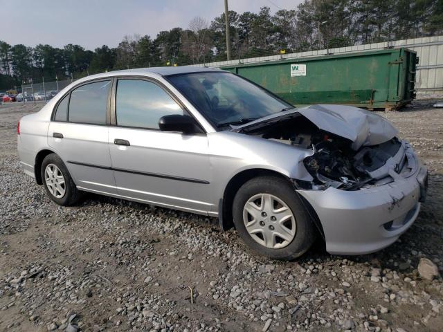 2HGES16355H544750 - 2005 HONDA CIVIC DX VP SILVER photo 4