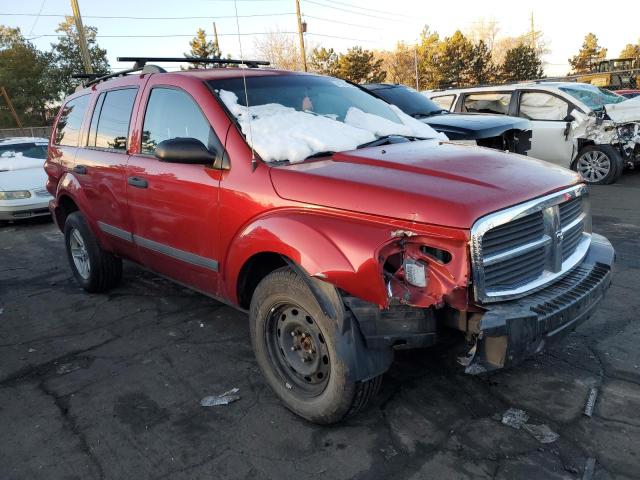 1D4HB48N16F136800 - 2006 DODGE DURANGO SLT RED photo 4