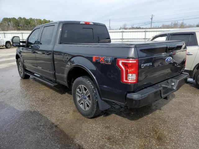 1FTFW1EG7FFB72648 - 2015 FORD F150 SUPERCREW BLACK photo 2