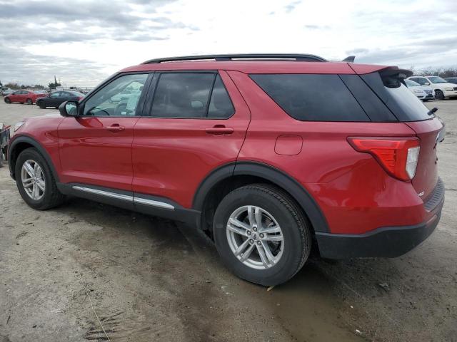 1FMSK7DH6NGB34906 - 2022 FORD EXPLORER XLT RED photo 2