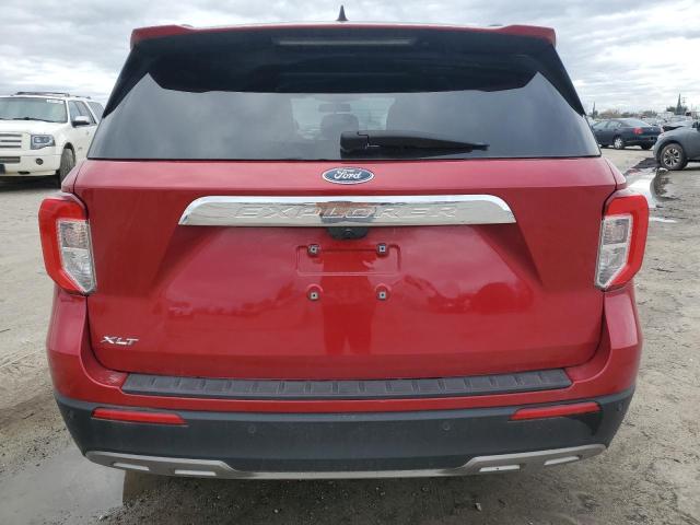 1FMSK7DH6NGB34906 - 2022 FORD EXPLORER XLT RED photo 6