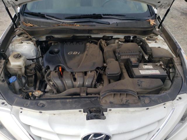 5NPEB4AC7DH589282 - 2013 HYUNDAI SONATA GLS WHITE photo 11