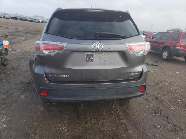 5TDJKRFH9FS157287 - 2015 TOYOTA HIGHLANDER XLE Gümüş foto 6