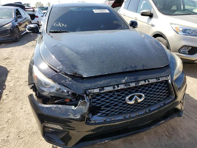 JN1CV7AP0JM400186 - 2018 INFINITI Q50 PURE BLACK photo 5