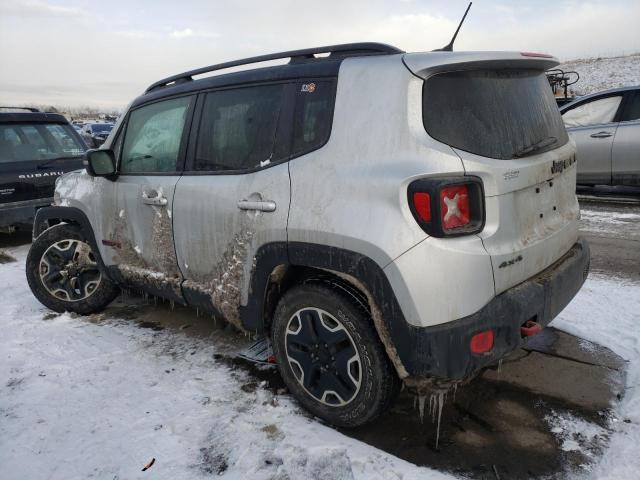 ZACCJBCT5GPC77923 - 2016 JEEP RENEGADE TRAILHAWK SILVER photo 2