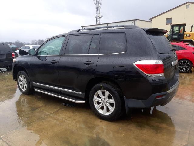 5TDBK3EH4DS262500 - 2013 TOYOTA HIGHLANDER BASE أسود صورة 2
