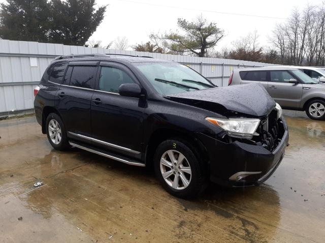 5TDBK3EH4DS262500 - 2013 TOYOTA HIGHLANDER BASE أسود صورة 4