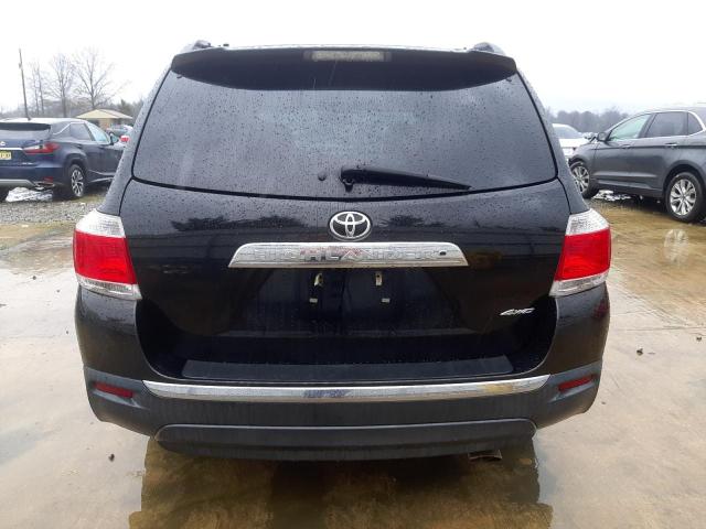 5TDBK3EH4DS262500 - 2013 TOYOTA HIGHLANDER BASE أسود صورة 6