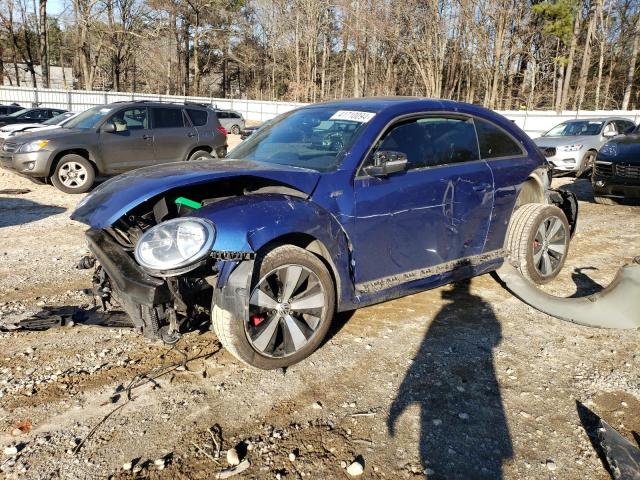 3VWV67AT8DM616714 - 2013 VOLKSWAGEN BEETLE TURBO BLUE photo 1