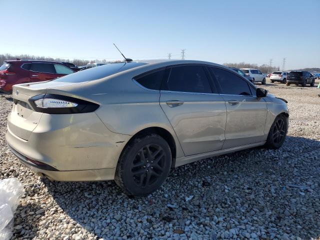 3FA6P0H70FR266530 - 2015 FORD FUSION SE BEIGE photo 3