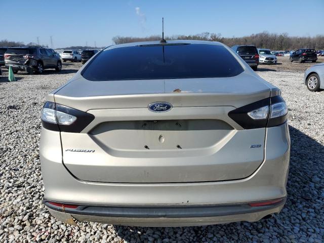 3FA6P0H70FR266530 - 2015 FORD FUSION SE BEIGE photo 6