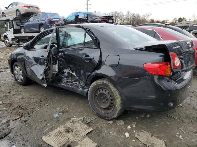 1NXBU4EE1AZ297150 - 2010 TOYOTA COROLLA BASE BLACK photo 2