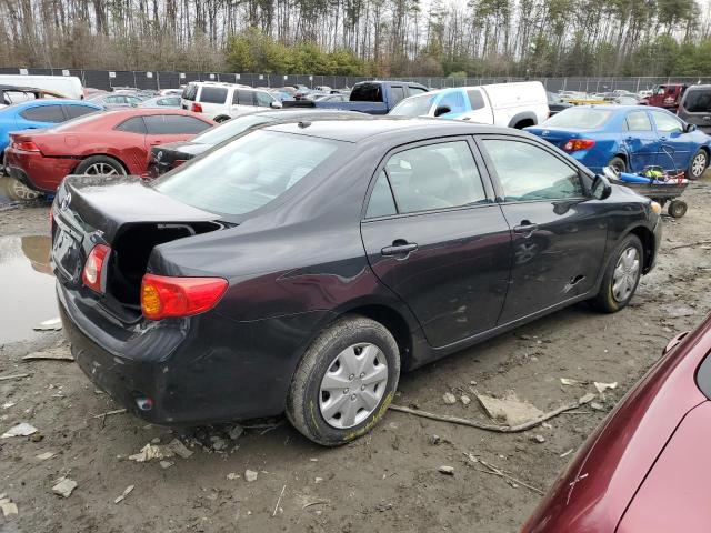 1NXBU4EE1AZ297150 - 2010 TOYOTA COROLLA BASE BLACK photo 3