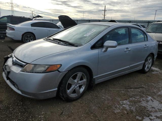 1HGFA16928L021737 - 2008 HONDA CIVIC EXL SILVER photo 1
