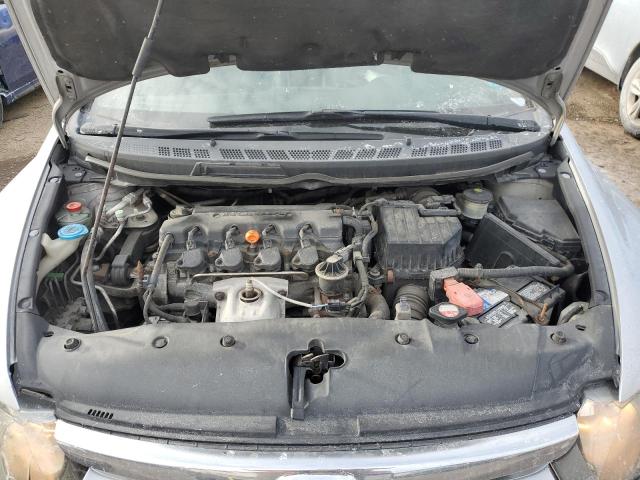 1HGFA16928L021737 - 2008 HONDA CIVIC EXL SILVER photo 11