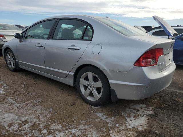 1HGFA16928L021737 - 2008 HONDA CIVIC EXL SILVER photo 2