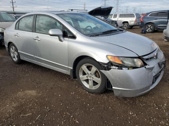 1HGFA16928L021737 - 2008 HONDA CIVIC EXL SILVER photo 4