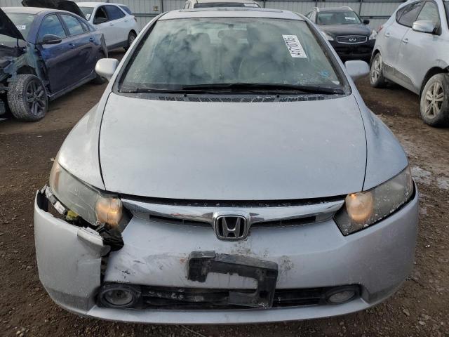 1HGFA16928L021737 - 2008 HONDA CIVIC EXL SILVER photo 5
