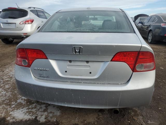1HGFA16928L021737 - 2008 HONDA CIVIC EXL SILVER photo 6