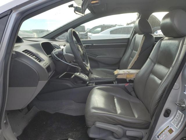 1HGFA16928L021737 - 2008 HONDA CIVIC EXL SILVER photo 7
