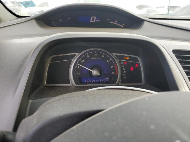 1HGFA16928L021737 - 2008 HONDA CIVIC EXL SILVER photo 9