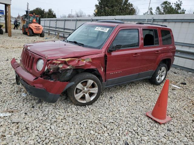 1C4NJPFB2DD250116 - 2013 JEEP PATRIOT LATITUDE RED photo 1