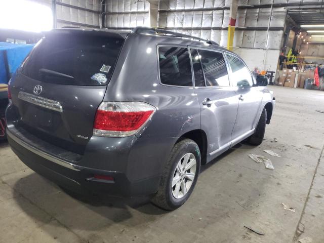 5TDBK3EH6CS147766 - 2012 TOYOTA HIGHLANDER BASE Сұр фото 3