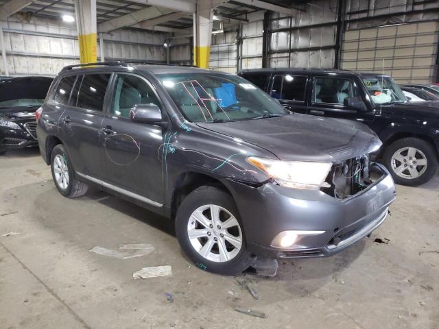 5TDBK3EH6CS147766 - 2012 TOYOTA HIGHLANDER BASE GRAY photo 4