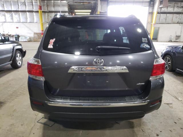 5TDBK3EH6CS147766 - 2012 TOYOTA HIGHLANDER BASE GRAY photo 6