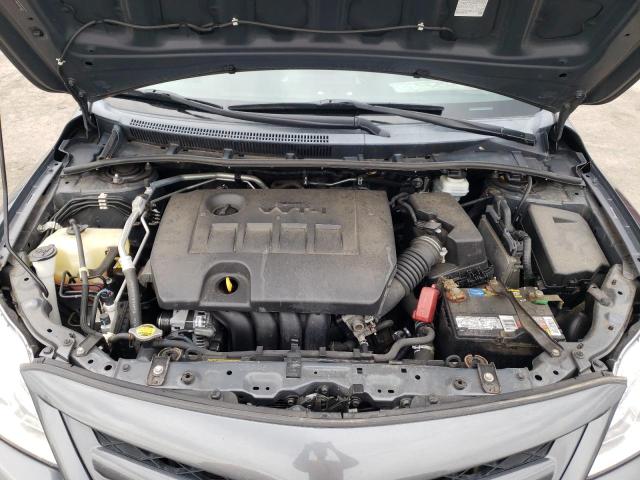 2T1BU4EE3BC718529 - 2011 TOYOTA COROLLA BASE GRAY photo 11