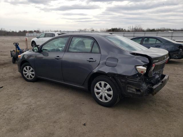 2T1BU4EE3BC718529 - 2011 TOYOTA COROLLA BASE GRAY photo 2