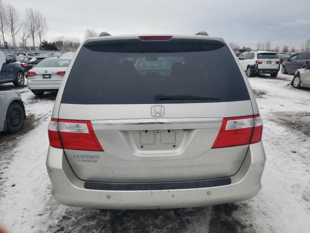 5FNRL38896B513736 - 2006 HONDA ODYSSEY TOURING SILVER photo 6