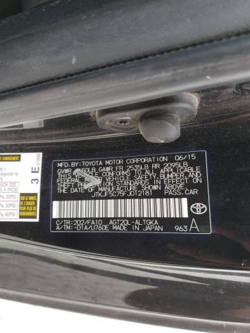 JTKJF5C75FJ012181 - 2015 TOYOTA SCION TC BLACK photo 12