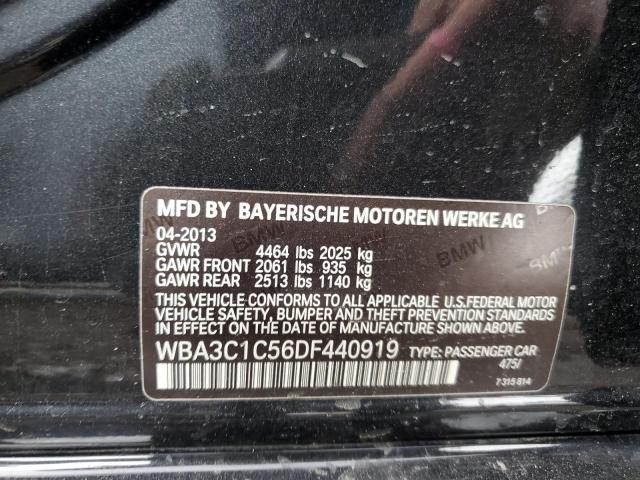 WBA3C1C56DF440919 - 2013 BMW 328 I SULEV BLACK photo 12