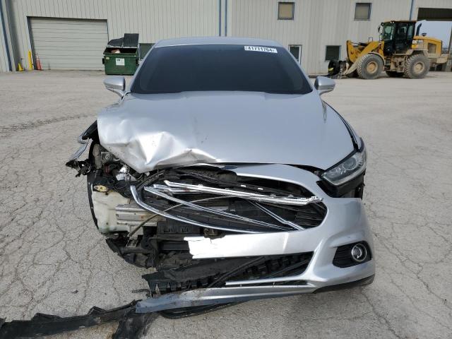 1FA6P0H73E5386453 - 2014 FORD FUSION SE SILVER photo 5