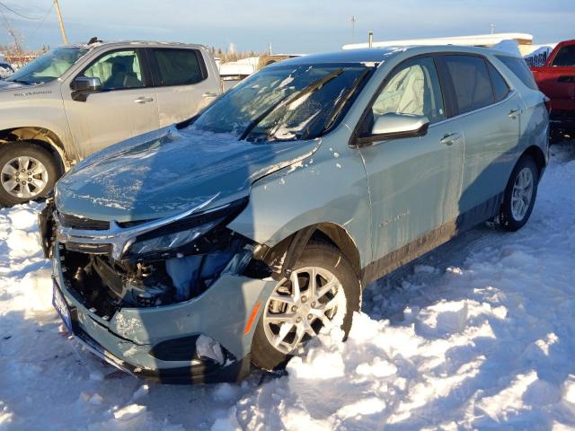 2GNAXUEV6N6141205 - 2022 CHEVROLET EQUINOX LT BLUE photo 1