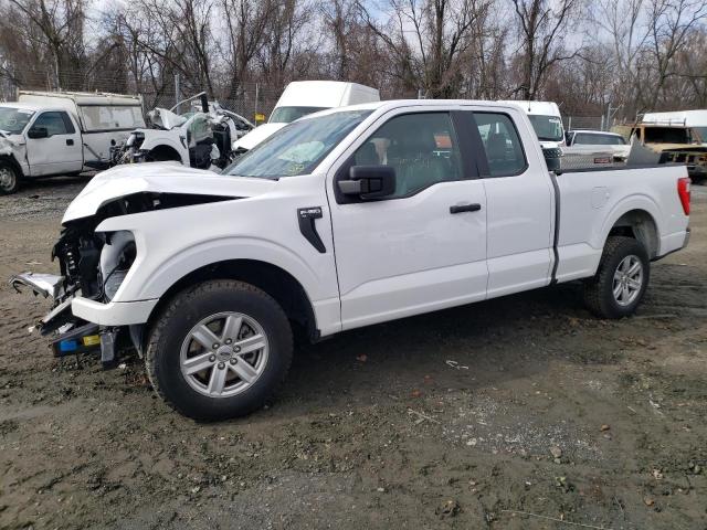 1FTEX1CB6MKD13066 - 2021 FORD F150 SUPER CAB WHITE photo 1