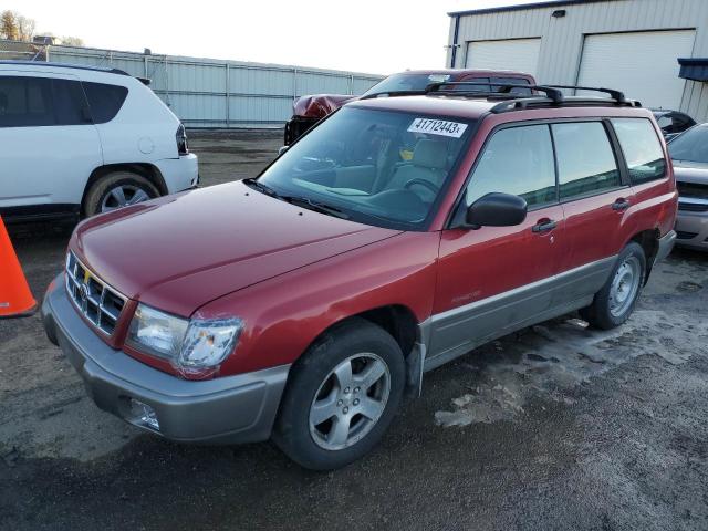 JF1SF6550XH722021 - 1999 SUBARU FORESTER S RED photo 1