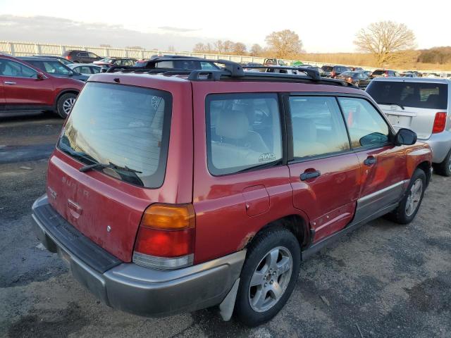 JF1SF6550XH722021 - 1999 SUBARU FORESTER S RED photo 3