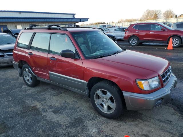 JF1SF6550XH722021 - 1999 SUBARU FORESTER S RED photo 4