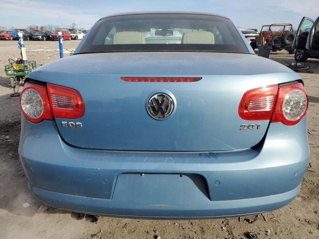 WVWFA71F99V011484 - 2009 VOLKSWAGEN EOS LUX BLUE photo 6
