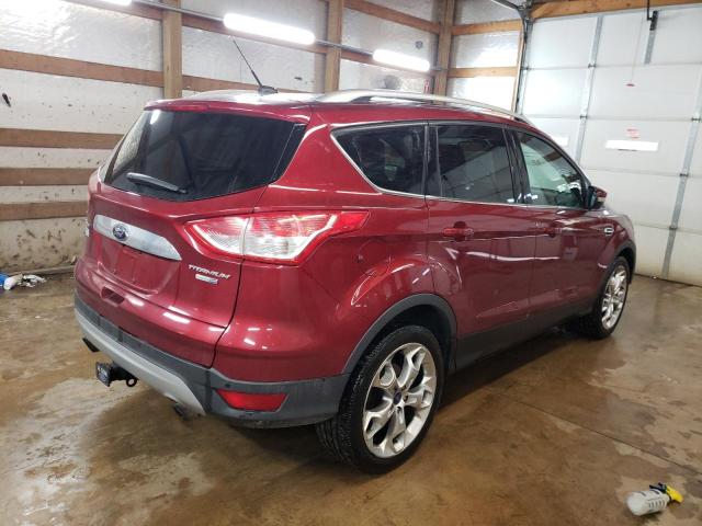 1FMCU9JX1EUB77220 - 2014 FORD ESCAPE TITANIUM MAROON photo 3