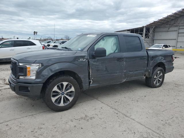 1FTEW1CP9KKE91162 - 2019 FORD F150 SUPERCREW GRAY photo 1