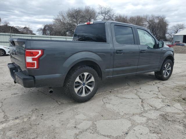 1FTEW1CP9KKE91162 - 2019 FORD F150 SUPERCREW GRAY photo 3