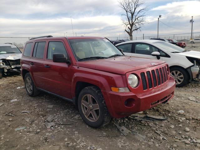 1J8FF28WX8D569982 - 2008 JEEP PATRIOT SPORT BURGUNDY photo 4