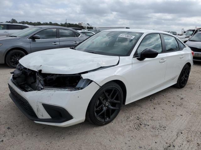 2HGFE2F52NH541226 - 2022 HONDA CIVIC SPOR WHITE photo 1